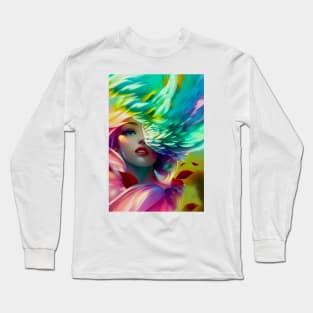 Lady Blooming Long Sleeve T-Shirt